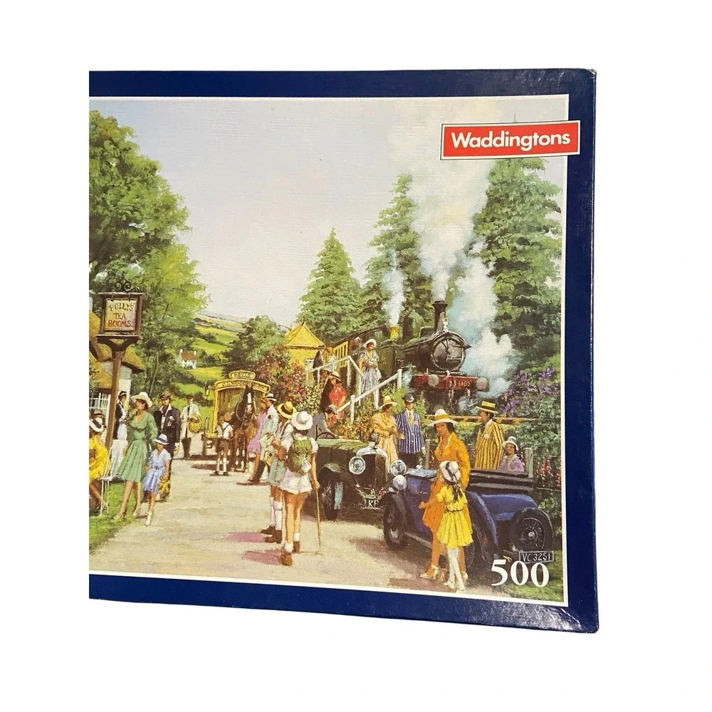 Waddingtons Bank Holiday 500 Piece Jigsaw Puzzle 1994 Vintage A King Train